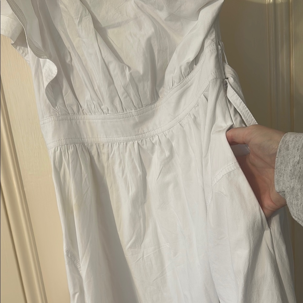 Madewell Ruffled One-Shoulder Midi Dress - Picture 4 of 10